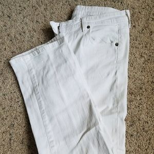 RL white jeans